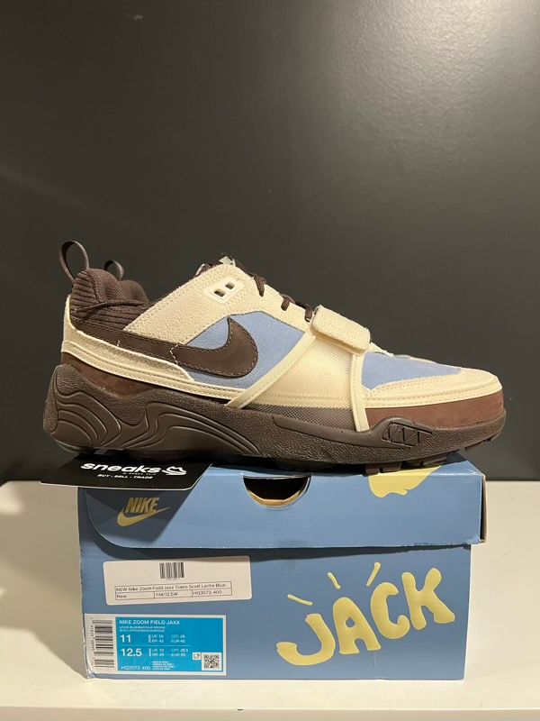 NEW SIZE 11M Nike Zoom Field Jaxx Travis Scott Leche Blue