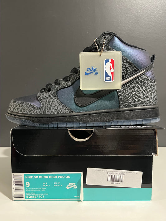 NEW Black Sheep x Dunk High SB Black Hornet BQ6827-001 SIZE 9M OG ALL