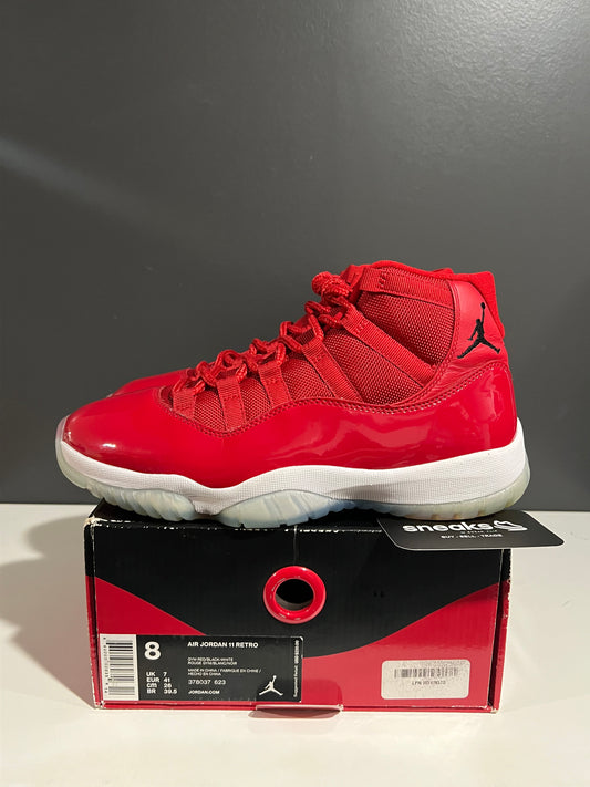 USED Air Jordan 11 Retro Win Like '96 378037-623 SIZE 8M OG ALL AG25-228