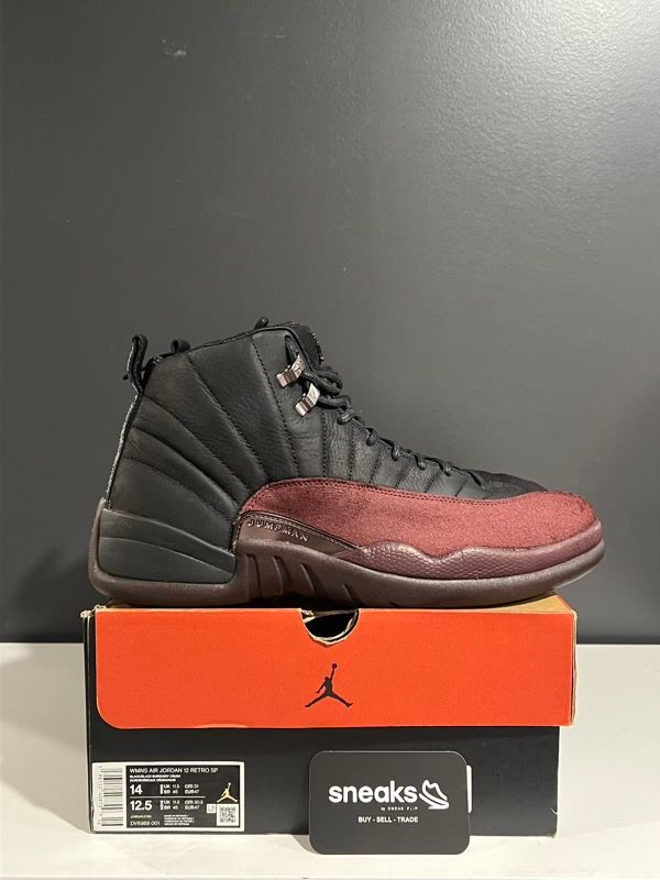 USED 12.5M Jordan 12 Retro SP A Ma Maniére Black (Women's) - Used