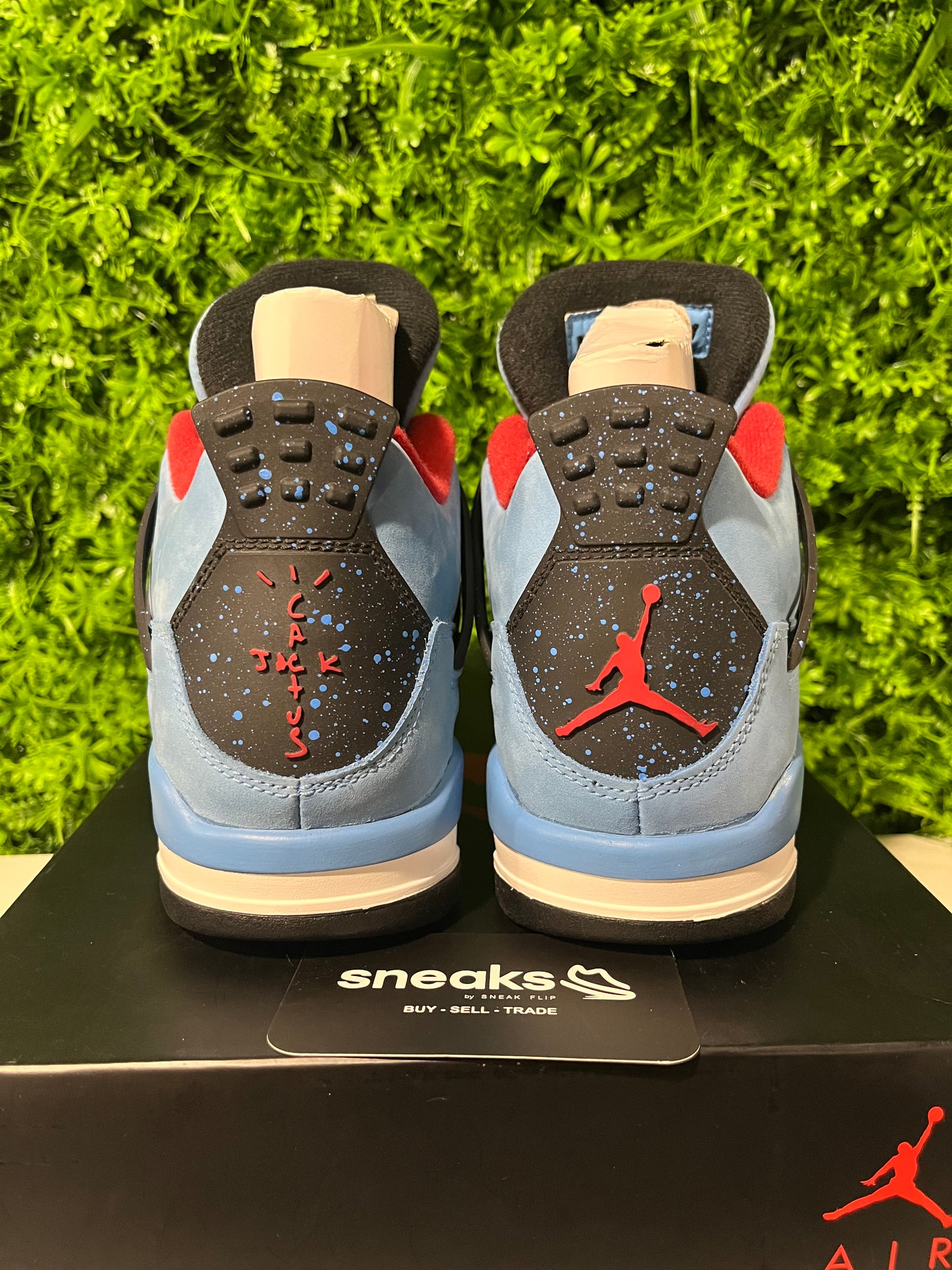 NEW Travis Scott x Air Jordan 4 Retro Cactus Jack 308497-406 SIZE 8.5M OG ALL