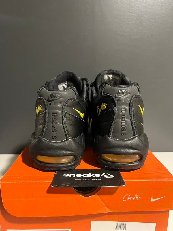 USED SIZE 9.5M Nike Air Max 95 Corteiz Honey Black - Used