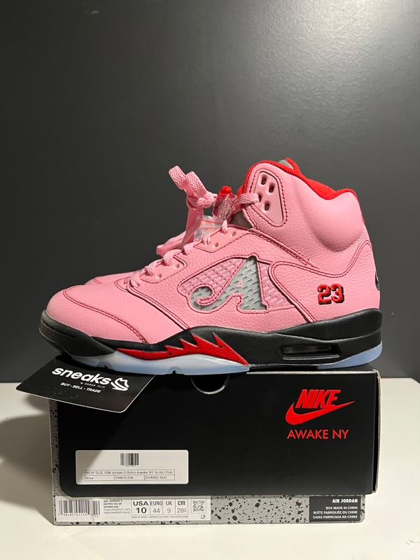 NEW SIZE 10M Jordan 5 Retro Awake NY Arctic Pink