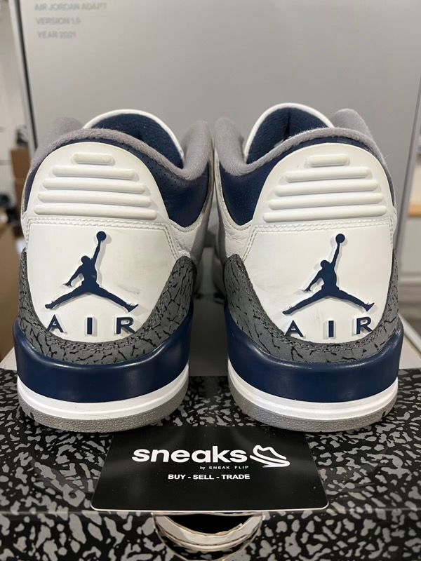 USED Jordan 3 Retro Midnight Navy - Used