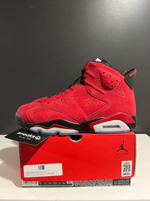 NEW SIZE 12M Jordan 6 Retro Toro Bravo