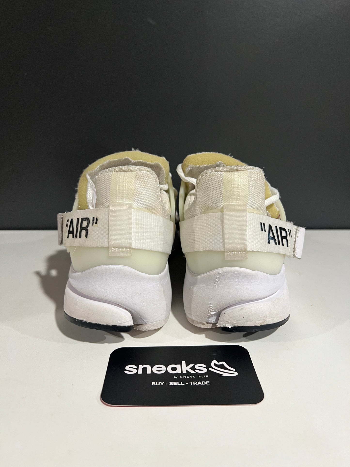 USED Off-White x Air Presto White AA3830-100 SIZE 8M NO BOX AG25-175