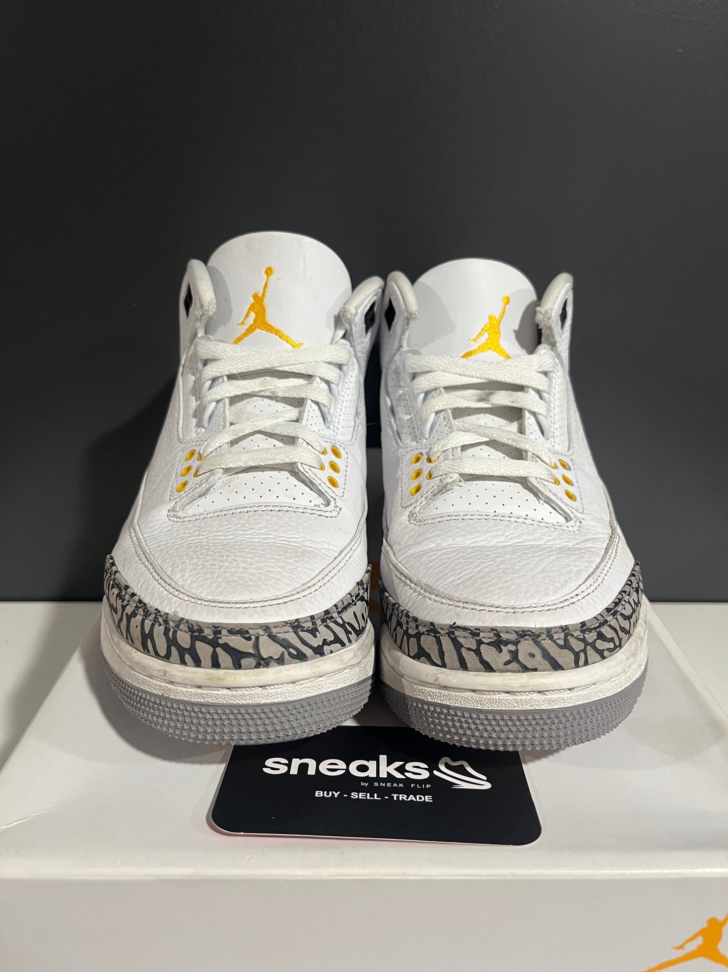 USED Wmns Air Jordan 3 Retro Laser Orange CK9246-108 SIZE 6.5M OG ALL