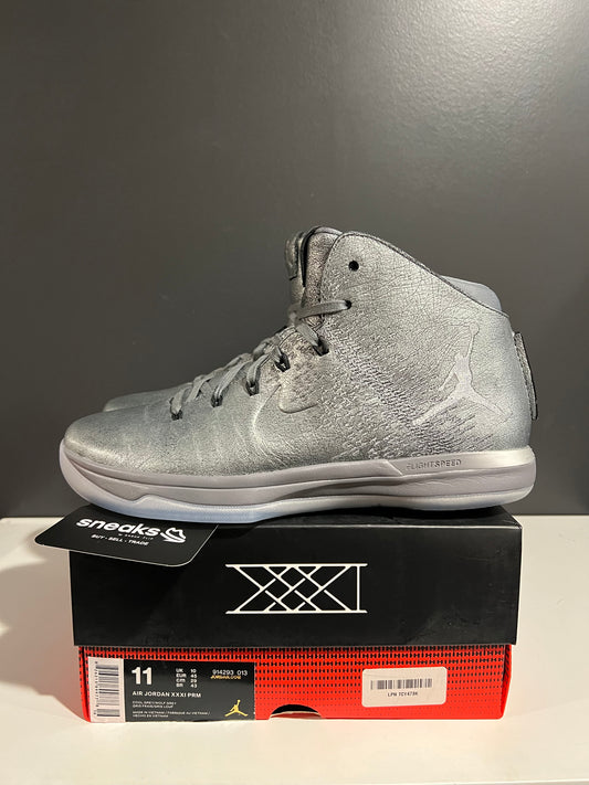USED Air Jordan 31 Battle Grey 914293-013 SIZE 11M OG ALL AG25-69