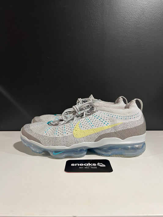 USED Air VaporMax 2023 Flyknit Photon Dusty Cactus DV1678-011 SIZE 11M NO BOX AG25-74
