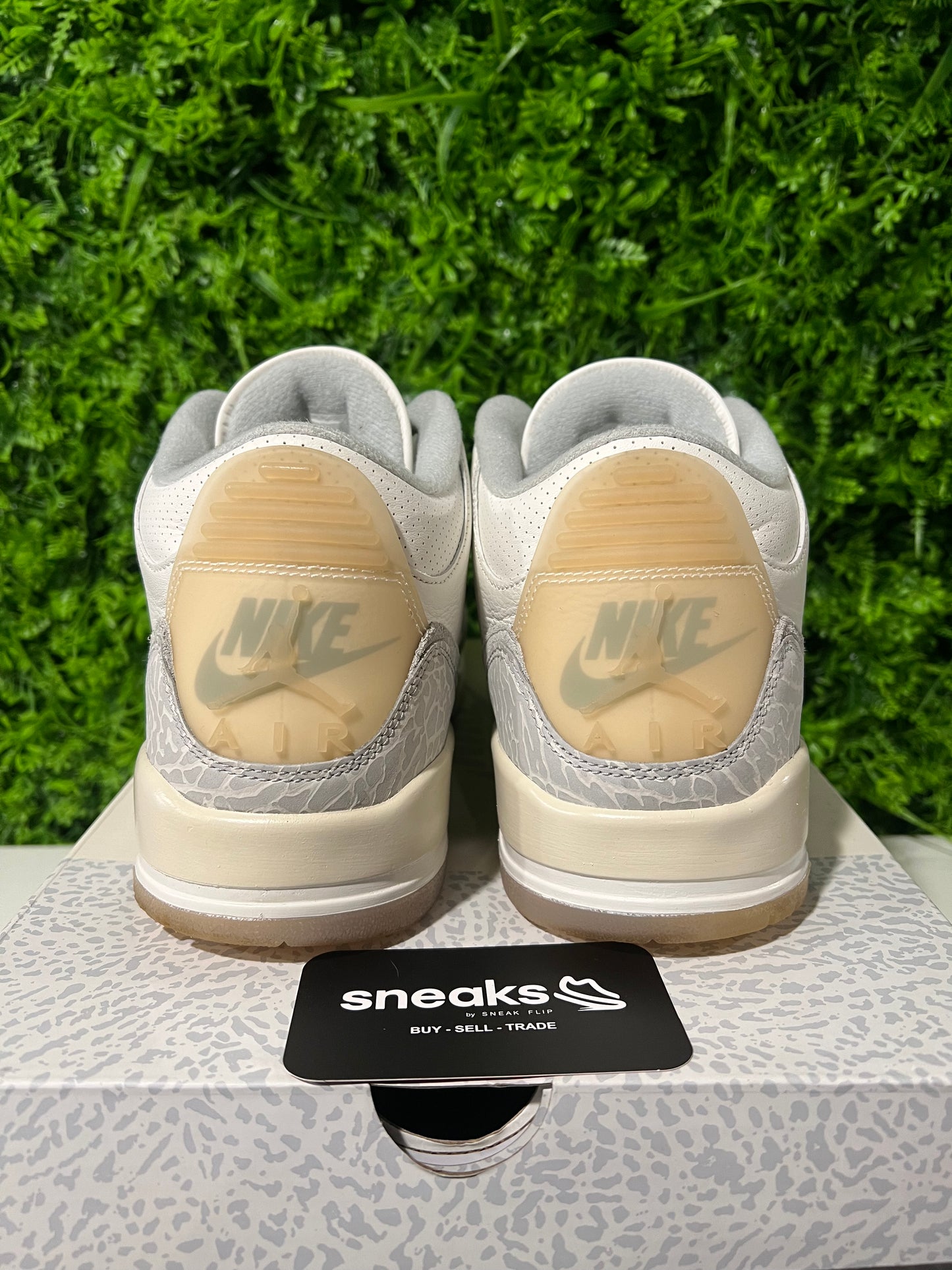 USED Air Jordan 3 Retro SE Craft Ivory FJ9479-100 SIZE 11.5M OG ALL