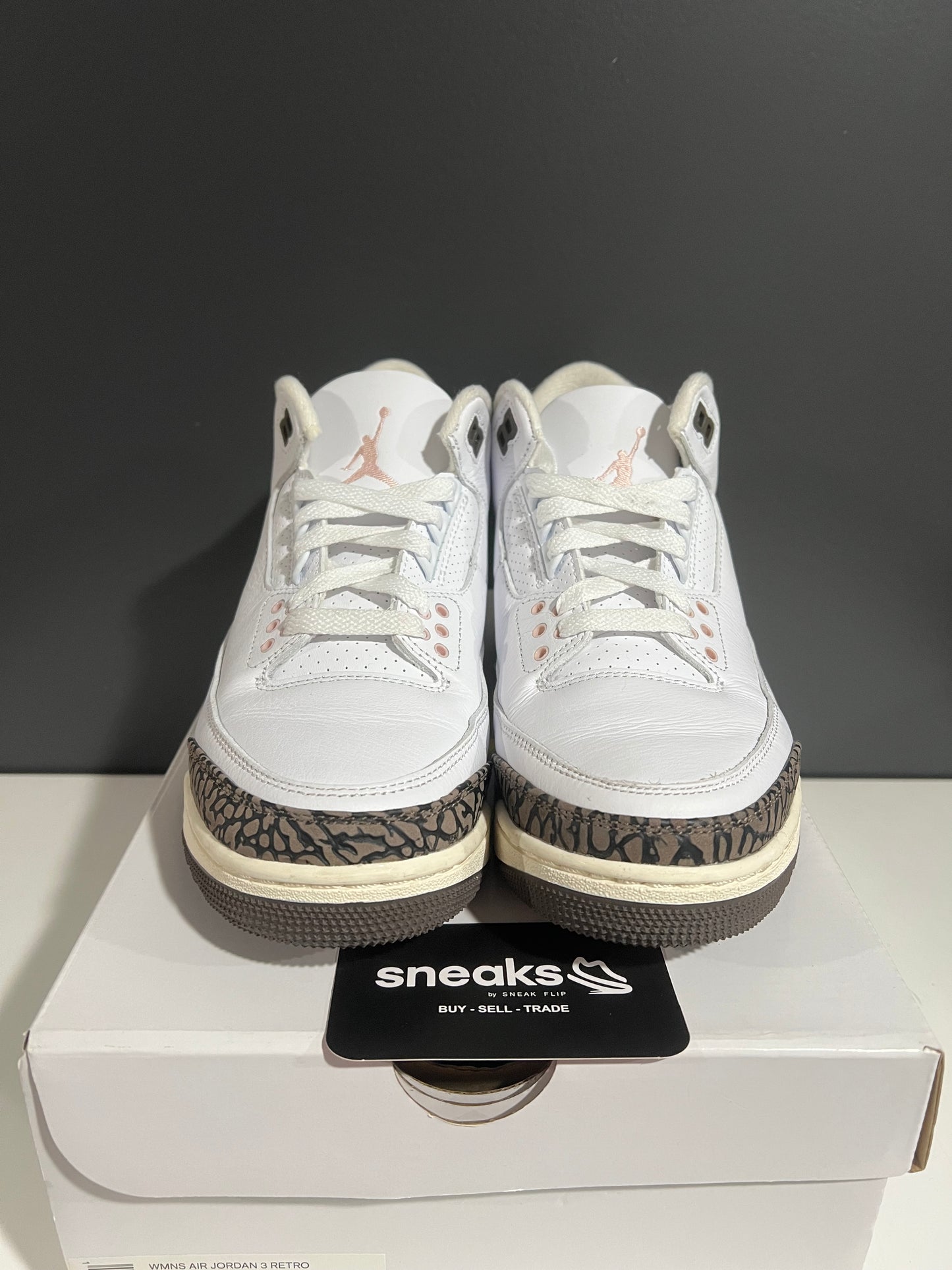 USED Wmns Air Jordan 3 Retro Neapolitan CK9246-102 SIZE 6.5Y OG ALL