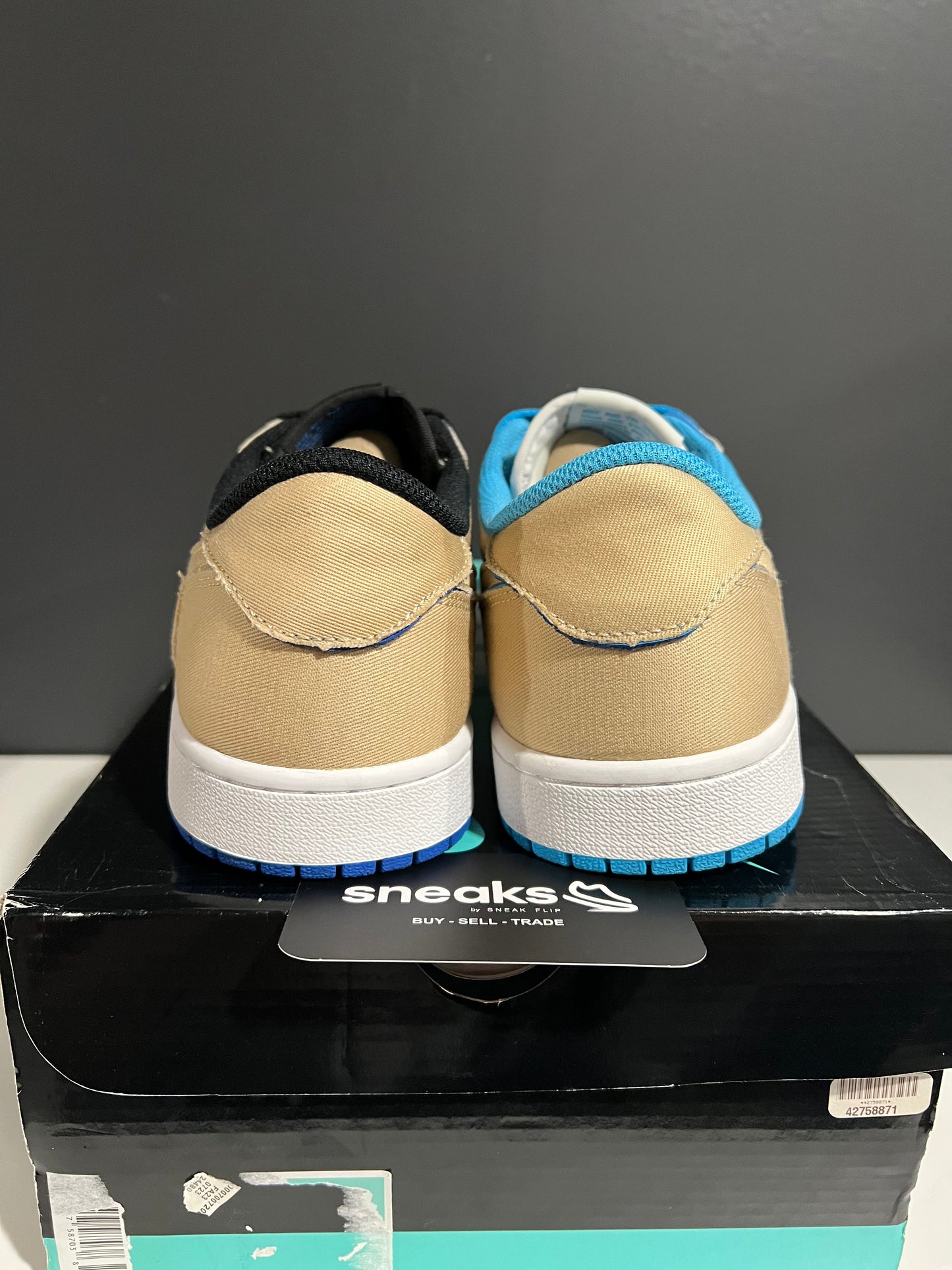 USED Air Jordan 1 Low SB Desert Ore CJ7891-200 SIZE 10M OG ALL JY25-98