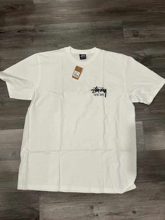 Stussy New York Basic White T-Shirt