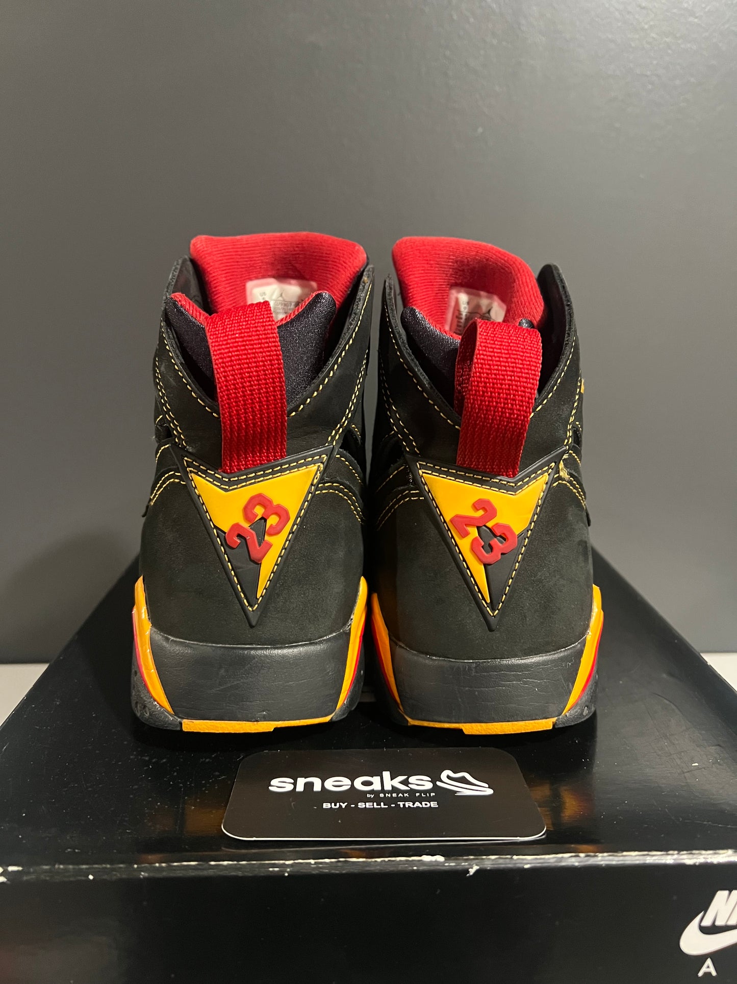 USED Air Jordan 7 Retro Citrus 2022 CU9307-081 SIZE 9M OG ALL
