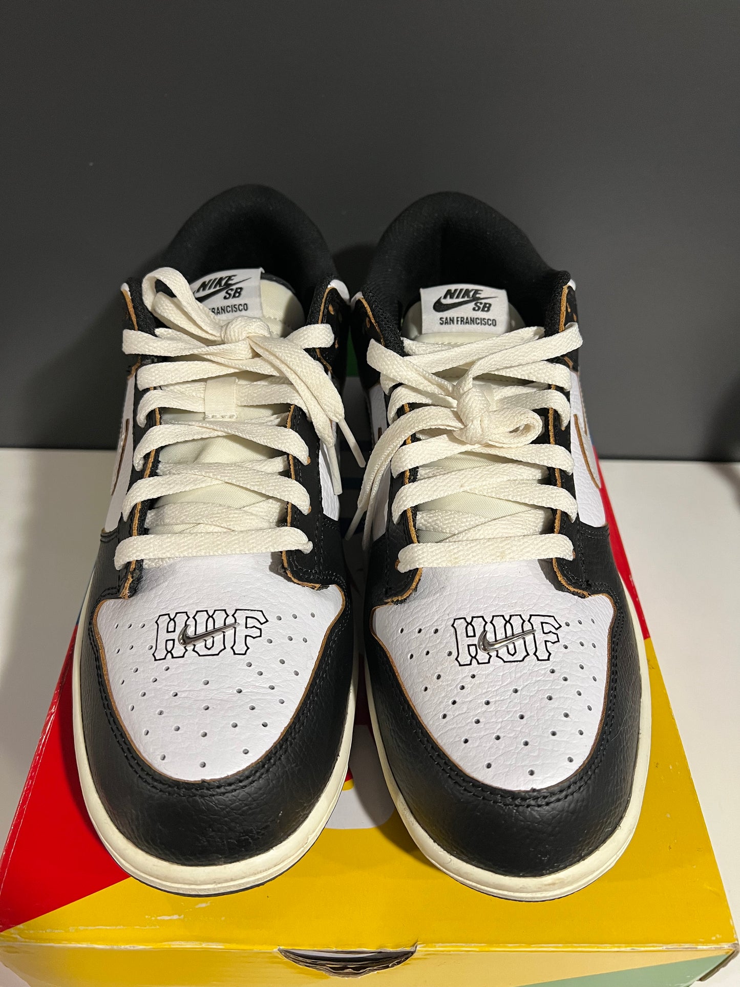 USED HUF x Dunk Low SB San Francisco FD8775-001 SIZE 9.5M OG ALL
