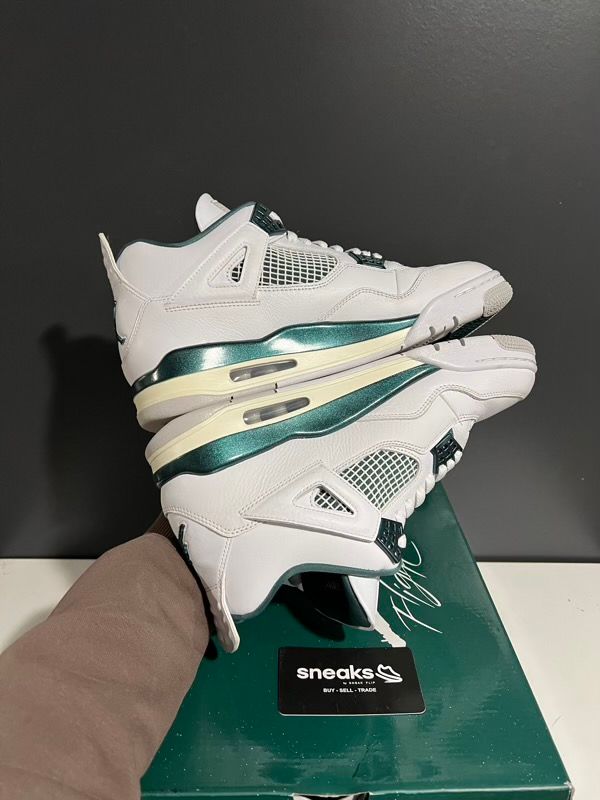 USED SIZE 11M Jordan 4 Retro Oxidized Green - Used