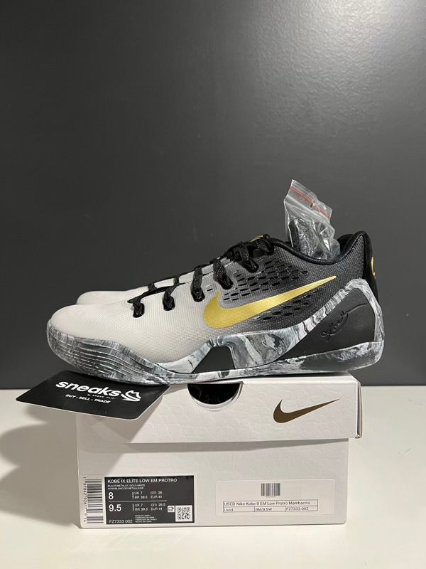 USED Nike Kobe 9 EM Low Protro Mambacita - Used