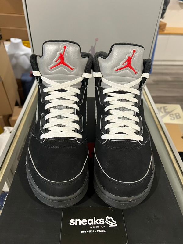 USED SIZE 11.5M Jordan 5 Retro OG Black Metallic Reimagined - Used
