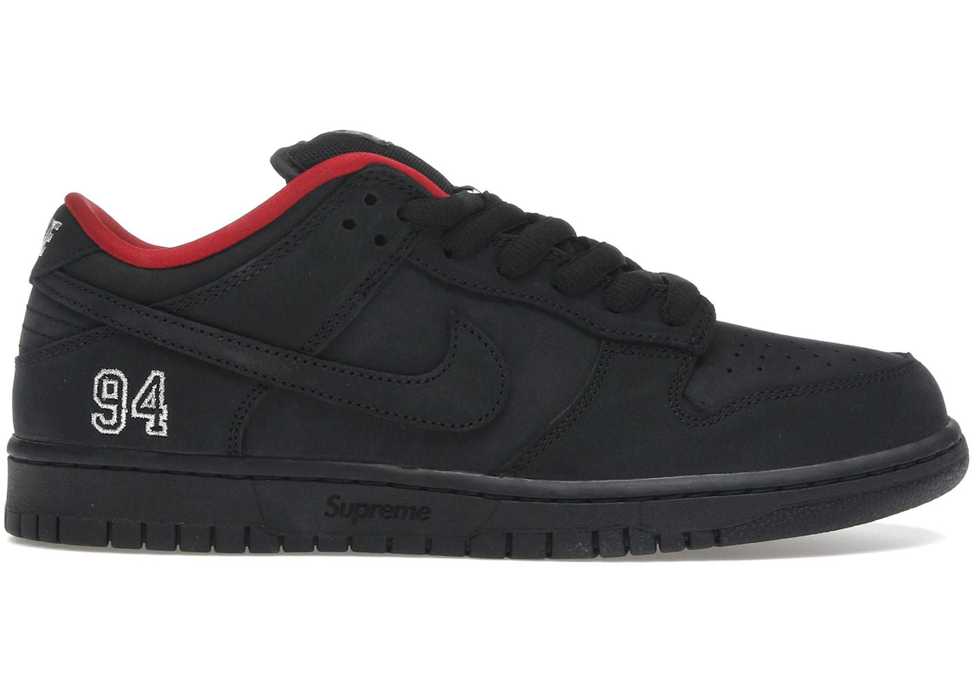 NEW Nike SB Dunk Low Supreme 94 Black