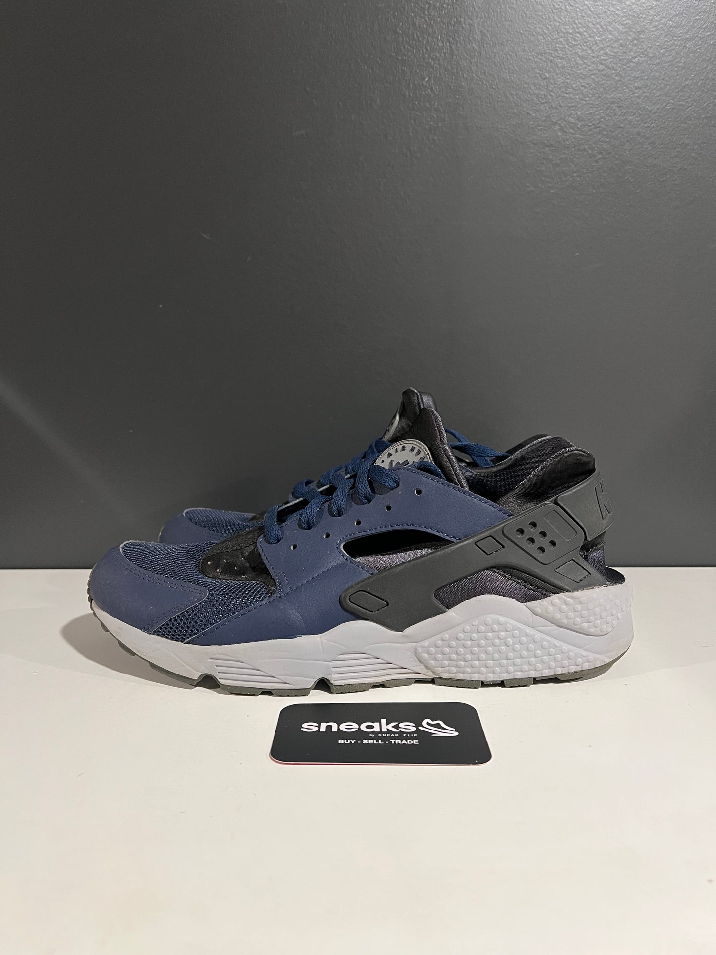 USED Air Huarache Midnight Navy 318429-409 SIZE 11M NO BOX AG25-105