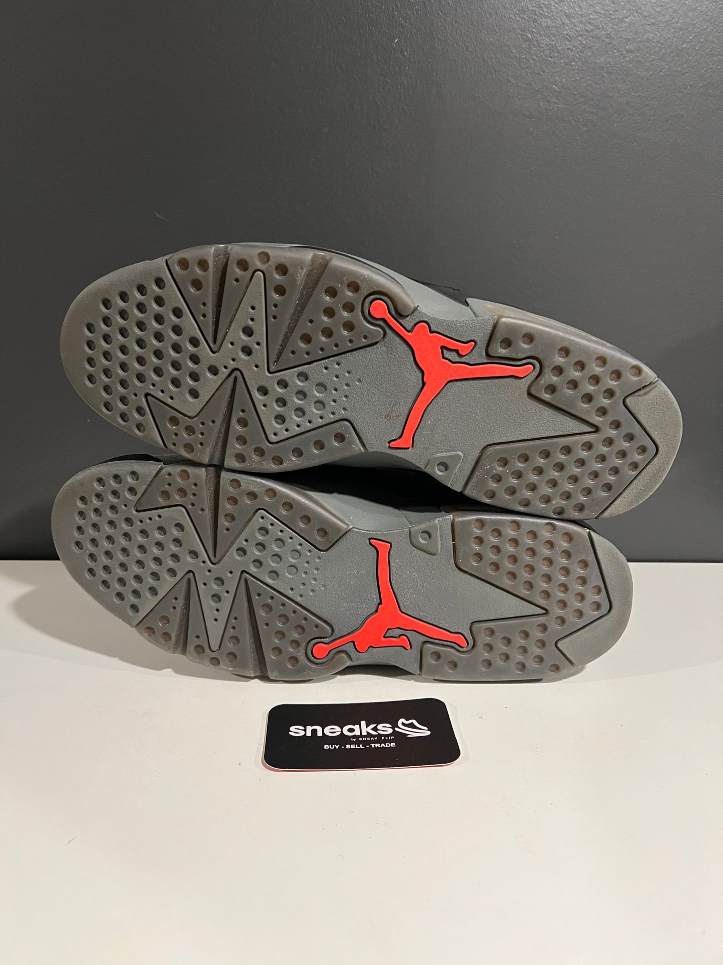 USED Paris Saint-Germain x Air Jordan 6 Retro Iron Grey CK1229-001 SIZE 12M NO BOX JN25-262