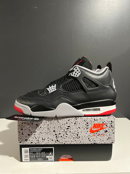 USED Air Jordan 4 Retro Bred Reimagined FV5029-006 SIZE 11M OG ALL AG25-385