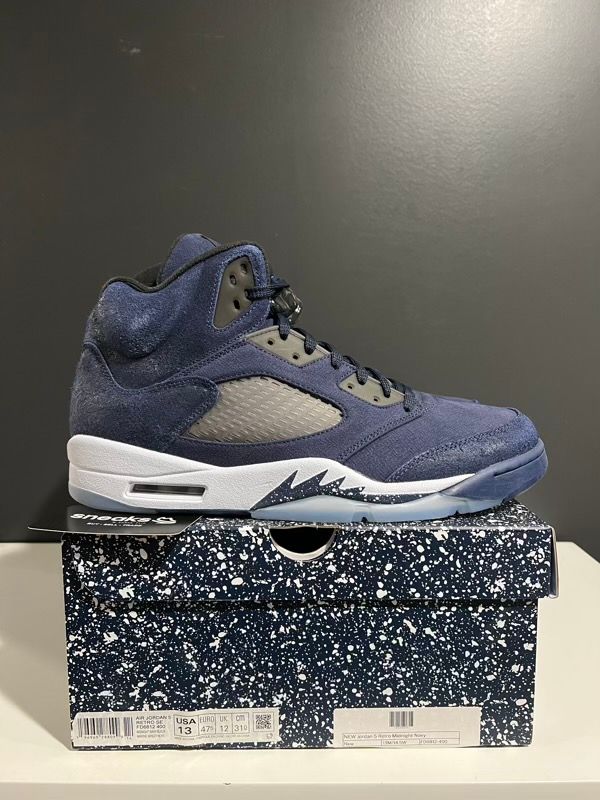 NEW Jordan 5 Retro Midnight Navy
