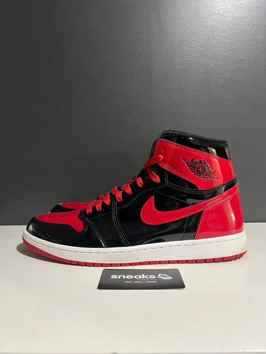 USED SIZE 13M Jordan 1 Retro High OG Patent Bred - USED NO BOX
