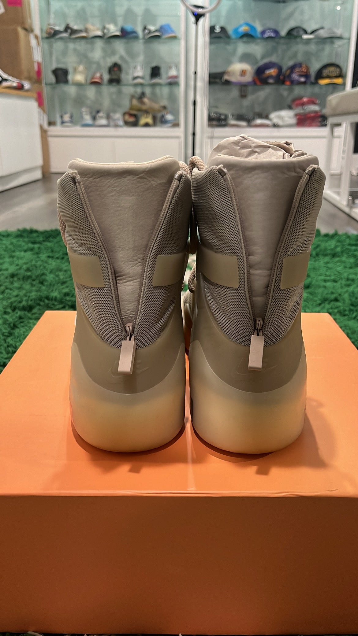 Air Fear Of God 1 Oatmeal AR4237-900 USED SIZE 11W/9.5M OG ALL