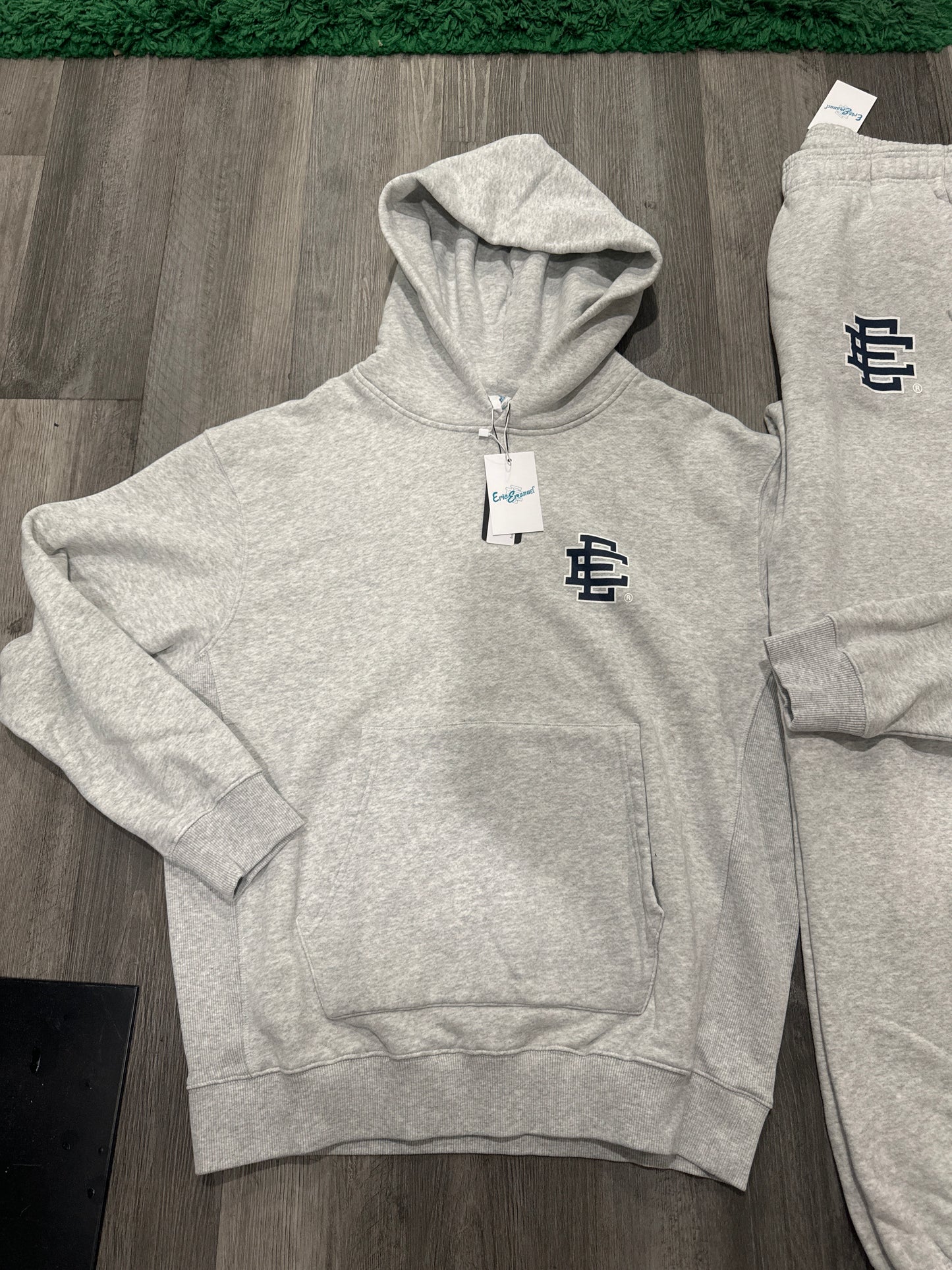 Eric Emanuel EE Basic Hoodie Grey/Navy