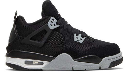 Jordan 4 Retro Black Canvas (GS)