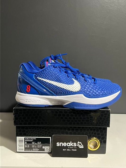 USED SIZE 8M Nike Kobe 6 Protro Dodgers - Used