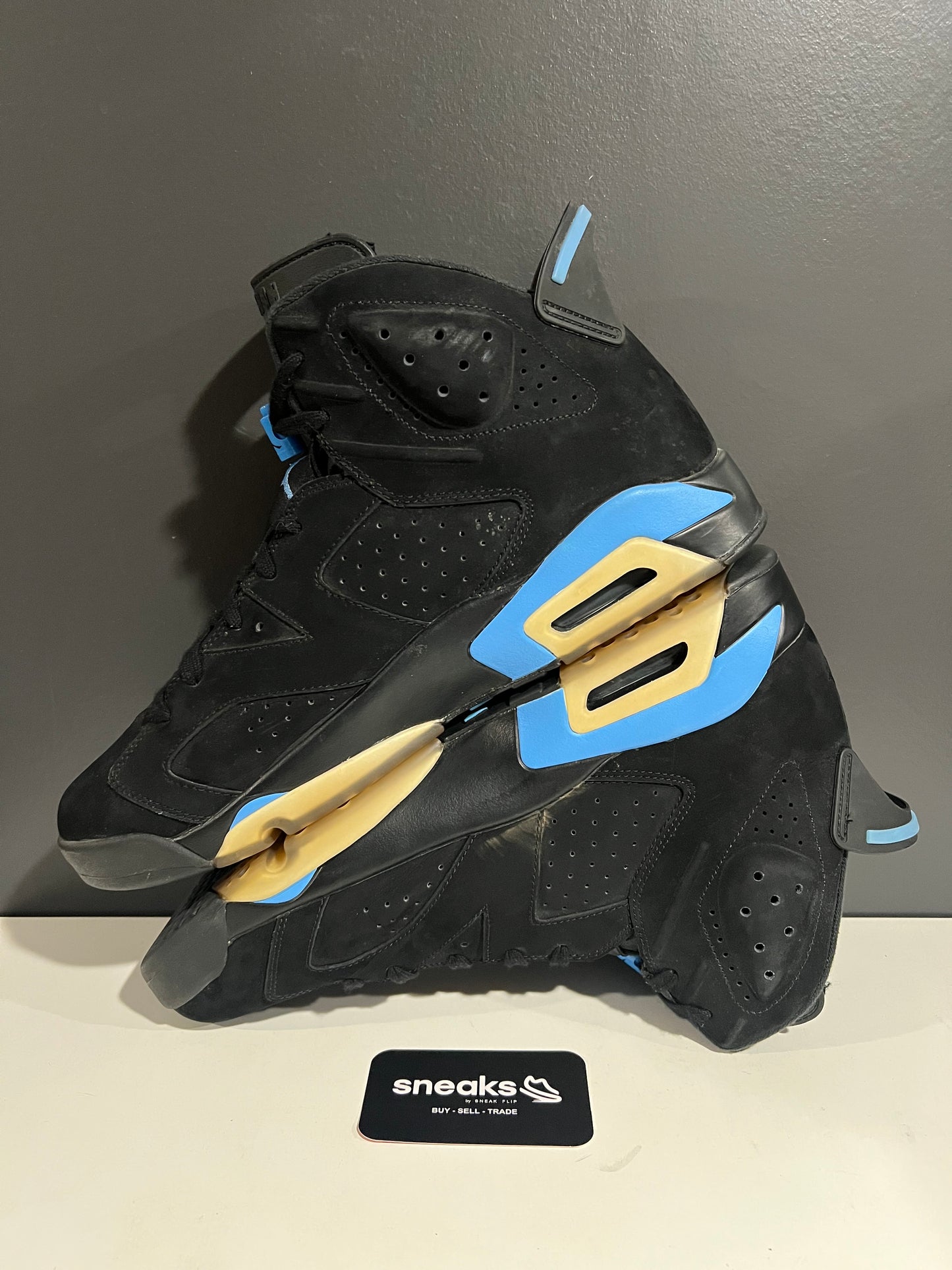 USED Air Jordan 6 Retro UNC 384664-006 SIZE 14M NO BOX AG25-232