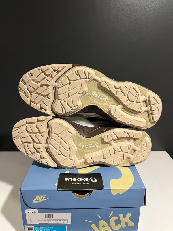 NEW SIZE 11.5M Nike Zoom Field Jaxx Travis Scott Light Chocolate
