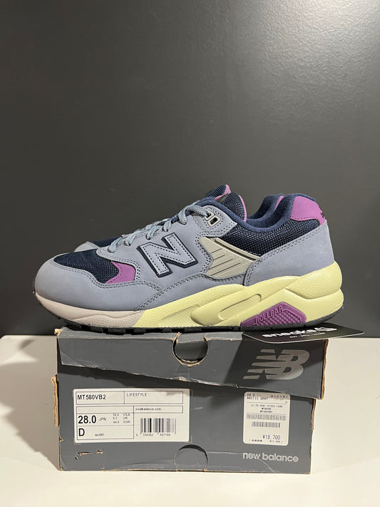 USED New Balance 580 Arctic Grey Grape MT580VB2 SIZE 10M OG ALL JY25-248