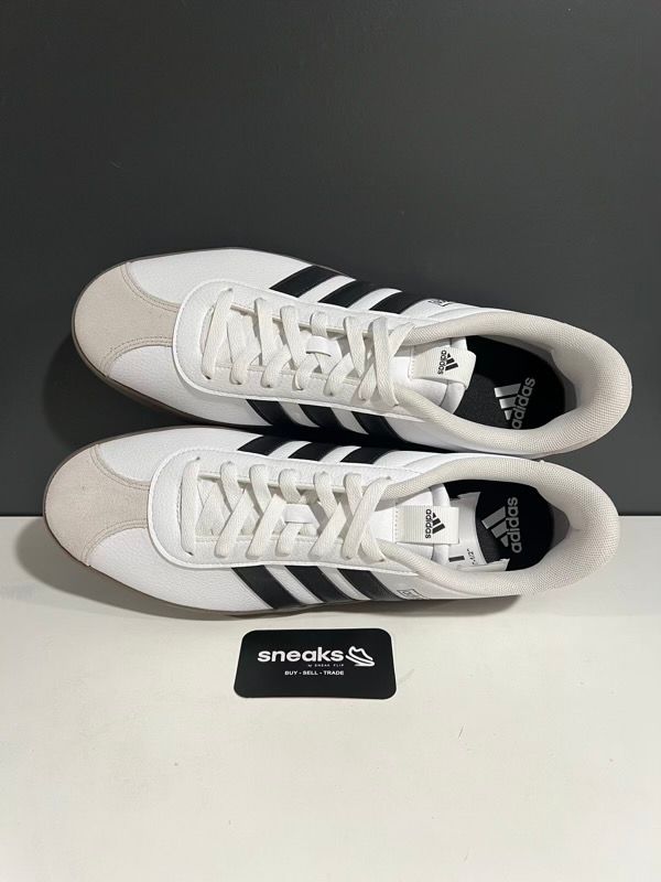 adidas Vl Court 3.0 Cloud White Core Black Grey - New (NO BOX)
