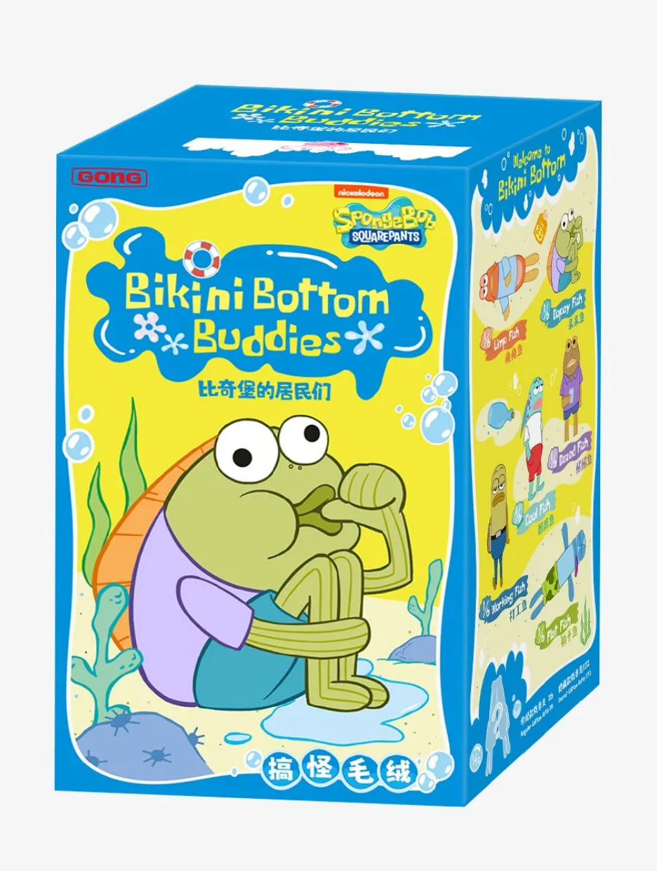 Pop Mart x Bikini Bottom Buddies Plush Sealed Case (1 or 6 Blind Box)