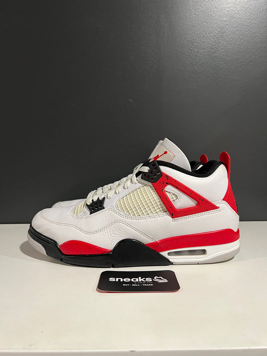 USED Air Jordan 4 Retro Red Cement DH6927-161 SIZE 12M NO BOX SP25-077