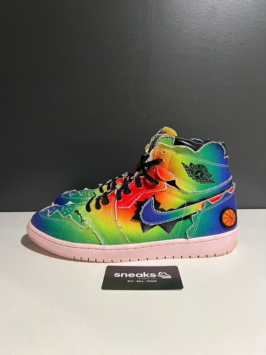 USED SIZE 12.5M Jordan 1 Retro High J Balvin - USED NO BOX