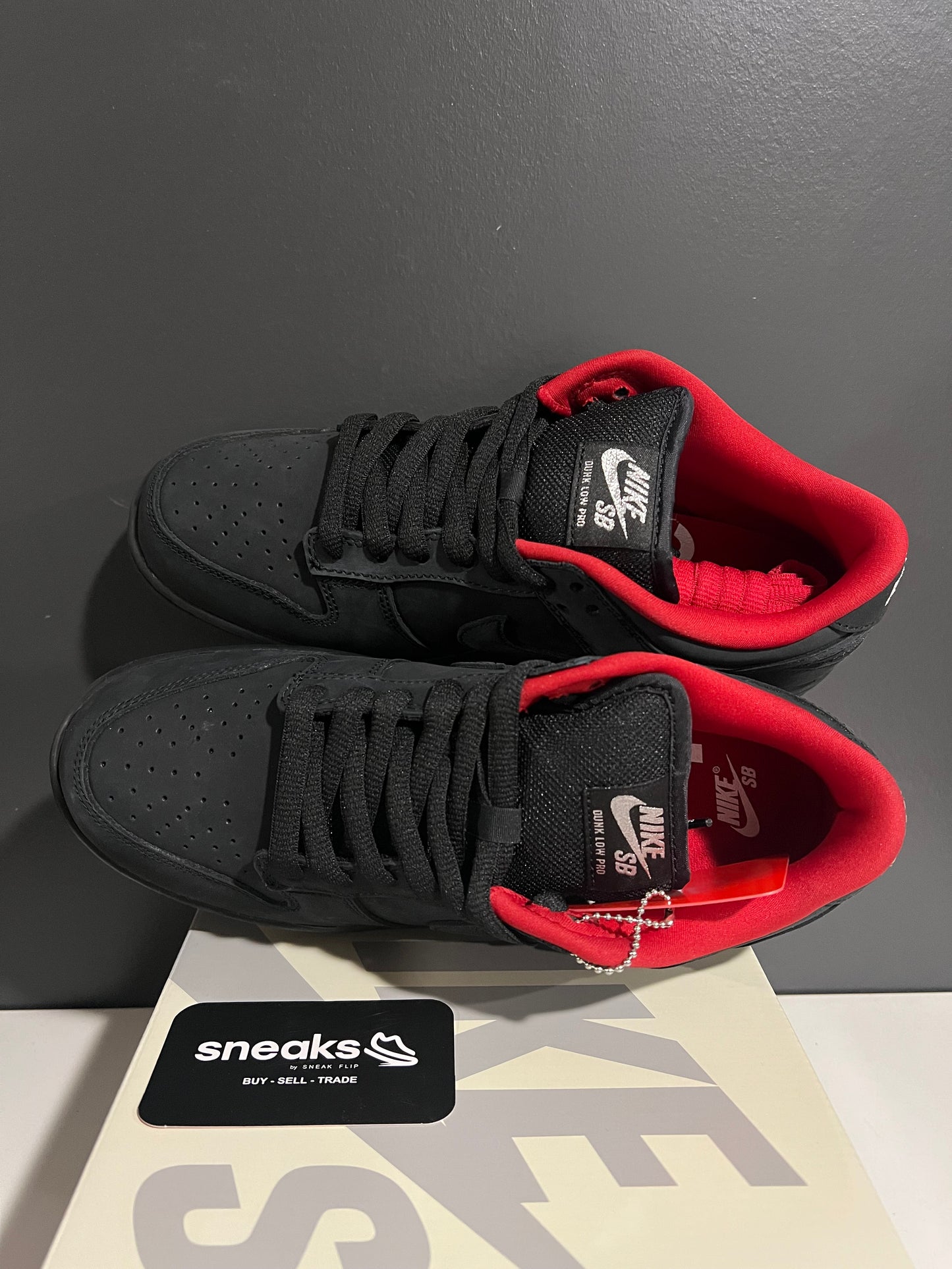 NEW Supreme x Dunk Low SB Black HQ8487-001 SIZE 8M OG ALL SP25-118