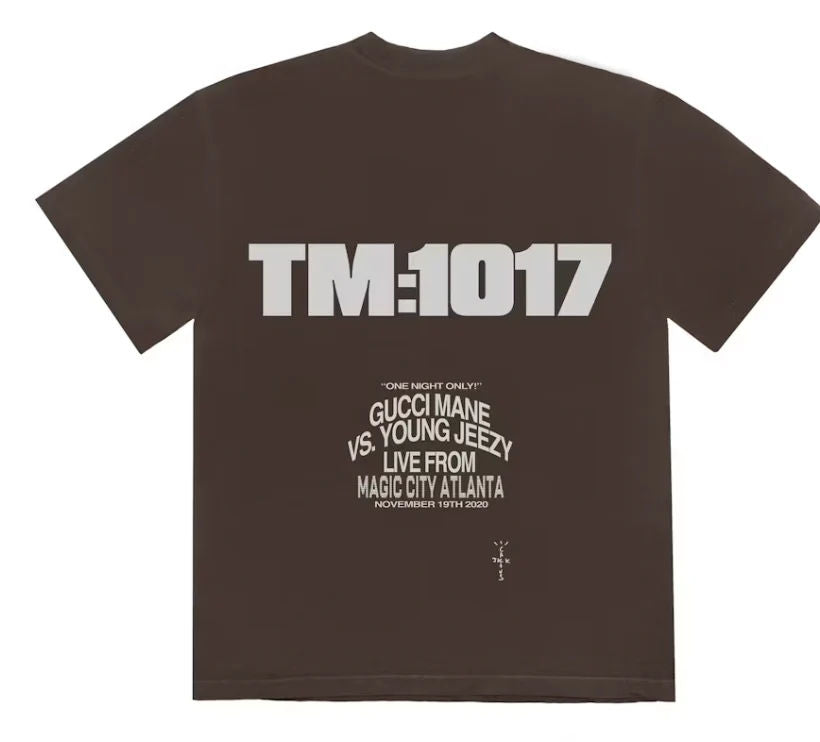 Travis Scott Cactus Jack For Verzuz TM:1017 T-shirt Brown