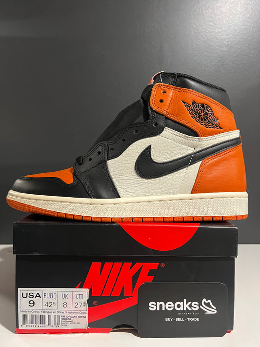 NEW Air Jordan 1 Retro High OG Shattered Backboard 2015 555088-005 SIZE 9M OG ALL