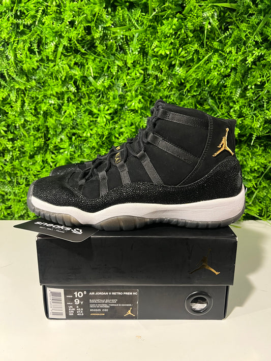 USED Air Jordan 11 Retro Premium GS Heiress 852625-030 SIZE 10.5W/9Y OG ALL