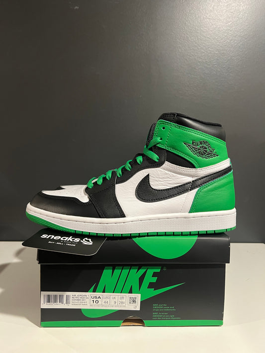 USED Air Jordan 1 Retro High OG Lucky Green DZ5485-031 SIZE 10M OG ALL AG25-26