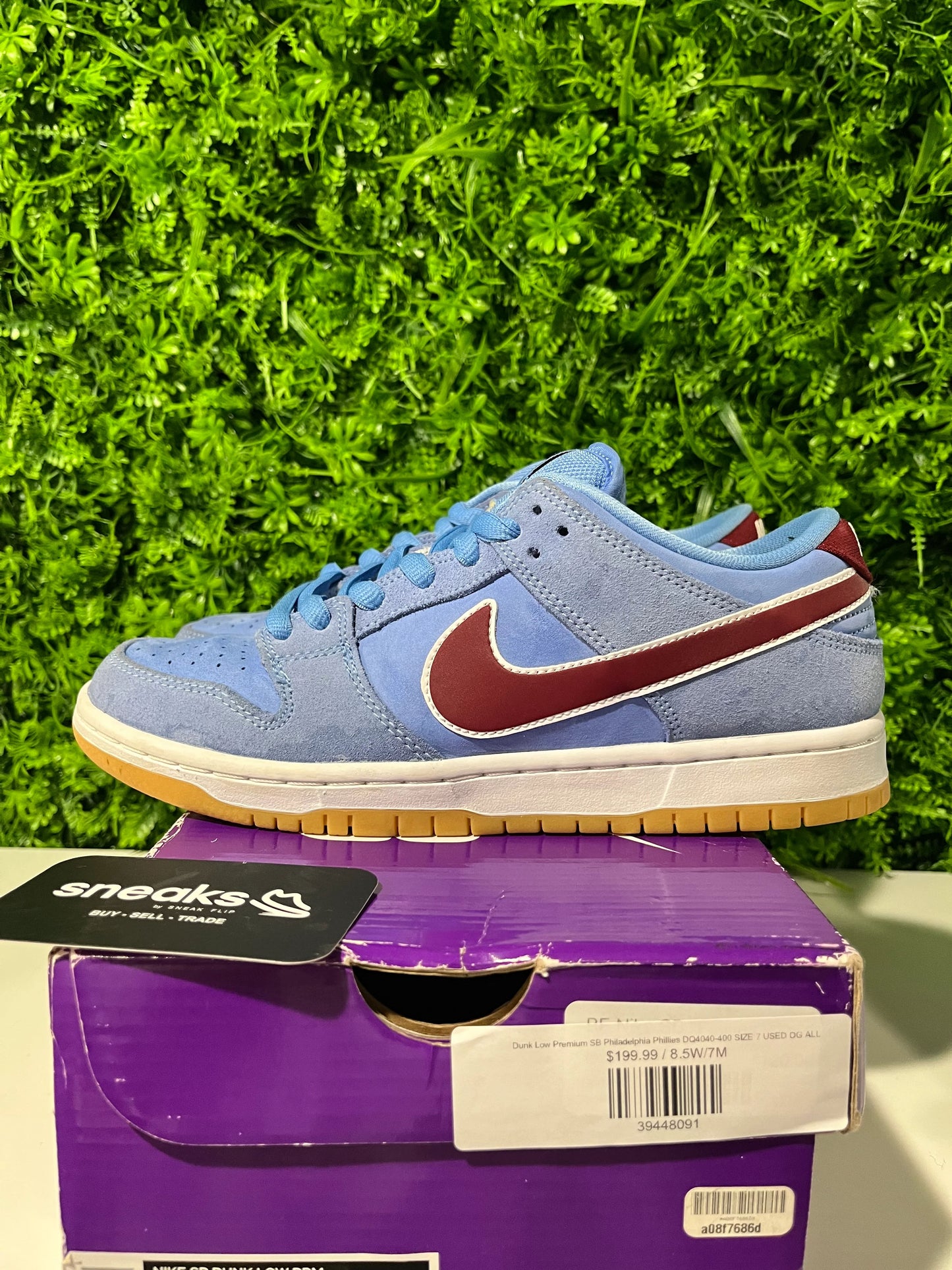 Nike SB Dunk Low Philadelphia Phillies - Used