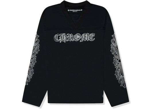 NEW Chrome Hearts Stadium Mesh L/S Jersey Black