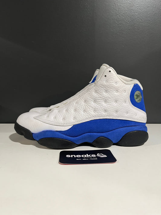 Jordan 13 Retro White Hyper Royal Black - Used