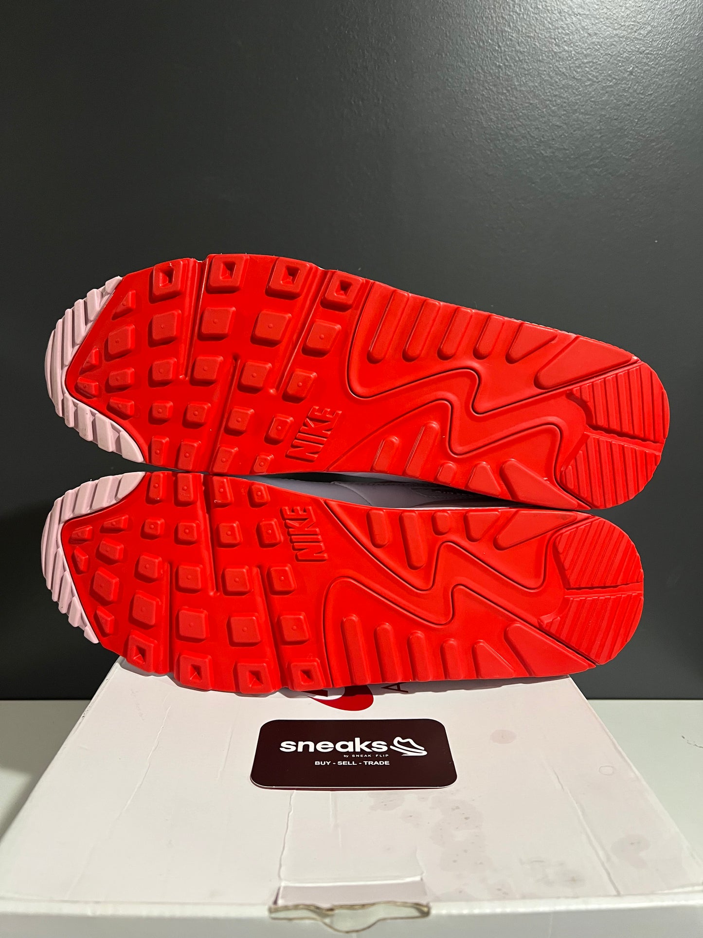 USED Wmns Air Max 90 Love Letter DD8029-100 SIZE 14M OG ALL
