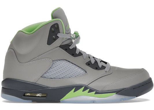 USED SIZE 8M Jordan 5 Retro Green Bean (2022) - Used Damaged Box