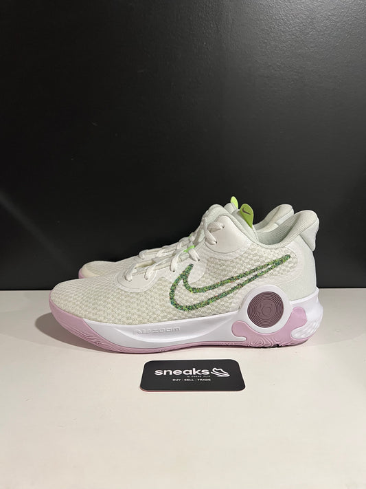 USED KD Trey 5 IX White Lime Light Purple DJ6921-100 SIZE 11M NO BOX AG25-77